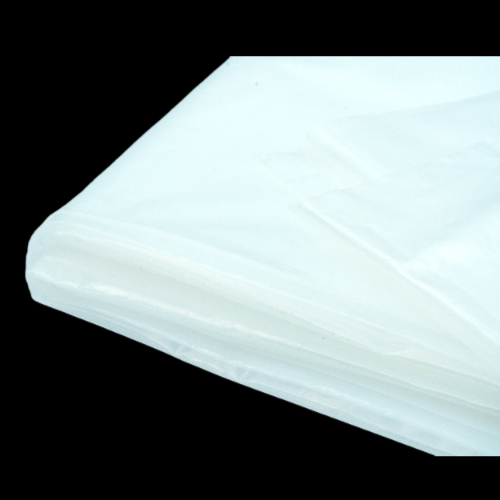 Custom form-fit inner liner with discharge spout for FIBC bulk bags