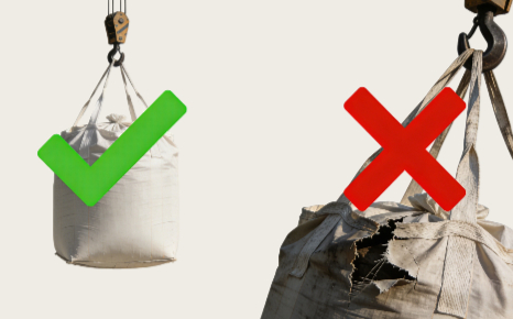 Precauciones para el uso de contenedores flexibles intermedios para graneles (FIBC)