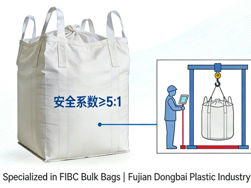 ¿Qué es el factor de seguridad FIBC? ¿Cómo elegir entre 1:5 y 1:6?